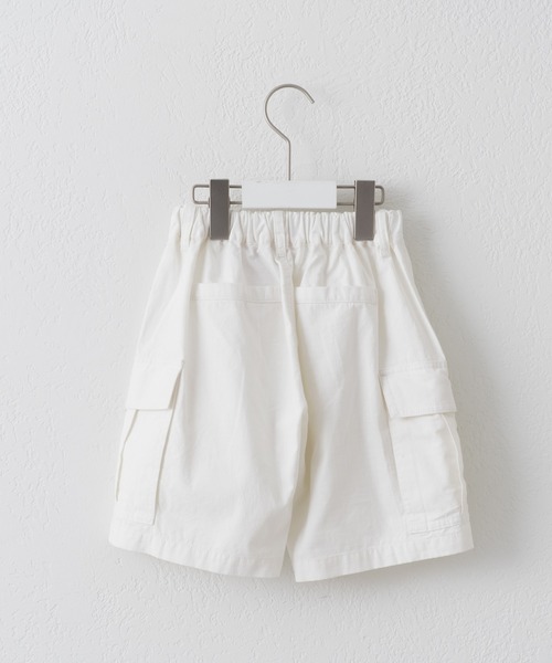 CIAOPANIC TYPY(チャオパニックティピー)の「【KIDS】リップストップカーゴショーツ(カーゴパンツ・キッズ・ホワイト/カーキ・S/M/L/XL/XXL)」の10枚目の写真