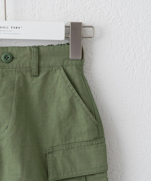 CIAOPANIC TYPY(チャオパニックティピー)の「【KIDS】リップストップカーゴショーツ(カーゴパンツ・キッズ・ホワイト/カーキ・S/M/L/XL/XXL)」の12枚目の写真