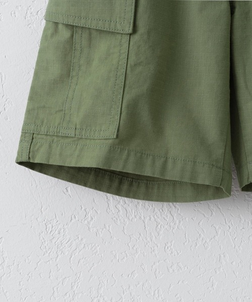 CIAOPANIC TYPY(チャオパニックティピー)の「【KIDS】リップストップカーゴショーツ(カーゴパンツ・キッズ・ホワイト/カーキ・S/M/L/XL/XXL)」の7枚目の写真