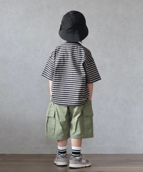 CIAOPANIC TYPY(チャオパニックティピー)の「【KIDS】リップストップカーゴショーツ(カーゴパンツ・キッズ・ホワイト/カーキ・S/M/L/XL/XXL)」の21枚目の写真