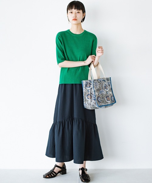 haco!（ハコ）の「【jou jou lier】ジュート仕切りバッグ（トートバッグ・レディース・ベージュ系その他/ブルー系その他/グレー系その他/ピンク系その他・ONE SIZE）」の6枚目の写真