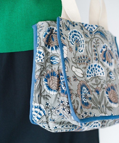 haco!（ハコ）の「【jou jou lier】ジュート仕切りバッグ（トートバッグ・レディース・ベージュ系その他/ブルー系その他/グレー系その他/ピンク系その他・ONE SIZE）」の15枚目の写真