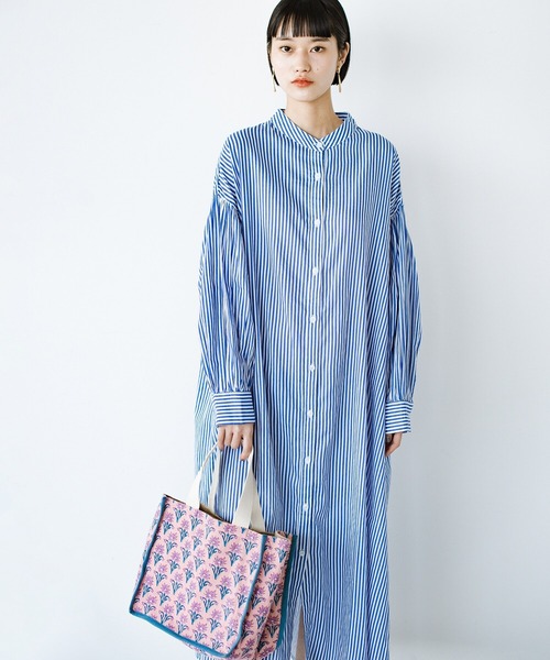 haco!（ハコ）の「【jou jou lier】ジュート仕切りバッグ（トートバッグ・レディース・ベージュ系その他/ブルー系その他/グレー系その他/ピンク系その他・ONE SIZE）」の13枚目の写真