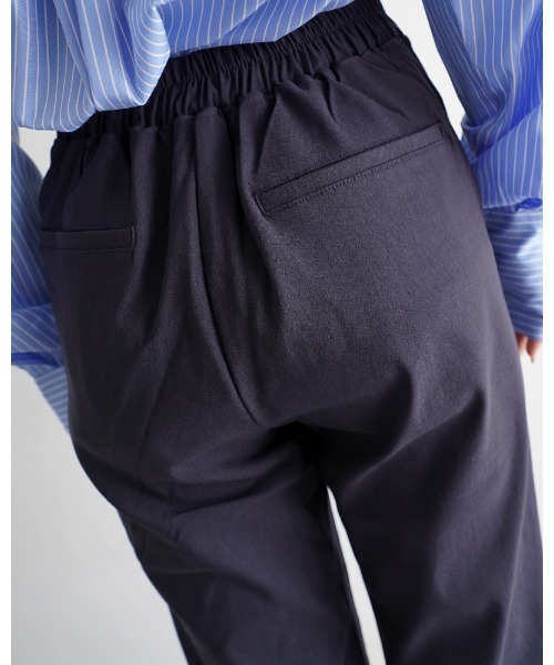 Rashik(ラシク)の「ストレッチツイルタックカラーパンツ(その他パンツ・レディース・ラベンダー/ネイビー/イエロー・S/M)」の12枚目の写真