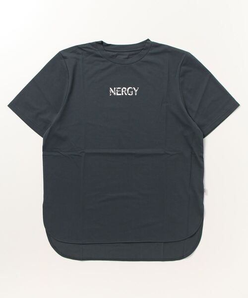 NERGY（ナージー）の「ナージージャパン NERGY フラワーロゴTシャツ_（Tシャツ/カットソー・レディース・スモークピンク/ブラック/サックスブルー・FREE）」の2枚目の写真