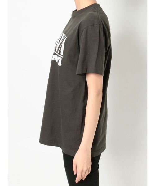 MURUA（ムルーア）の「【NIRVANA】ジャケットプリントTシャツ（Tシャツ/カットソー・レディース・ホワイト/ダークグレー・FREE）」の14枚目の写真