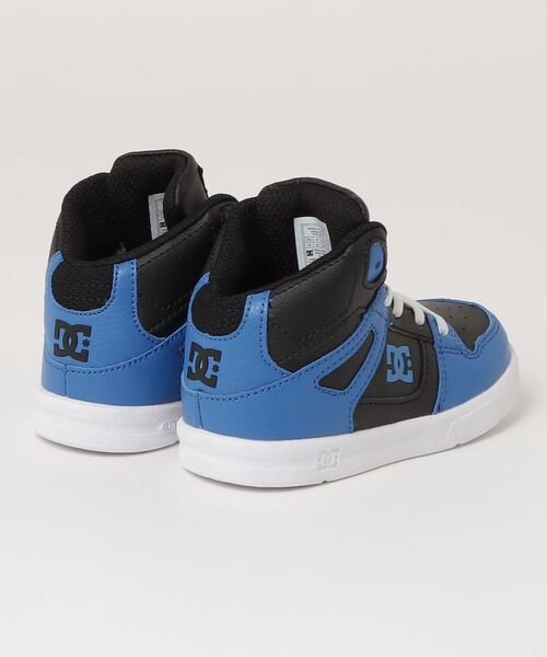DC（ディーシー）の「DC/ディーシー キッズ スニーカー Ts PURE HIGH-TOP SE UL SNトドラーズ ピュア ハイトップ エスイー ユーエル エスエヌ  ゴムひも 軽量 DT234602（スニーカー・キッズ・ホワイト×ゴールド/ブルー系その他・13.0cm/14.0cm/16.0cm/15.0cm/12.0cm）」の13枚目の写真