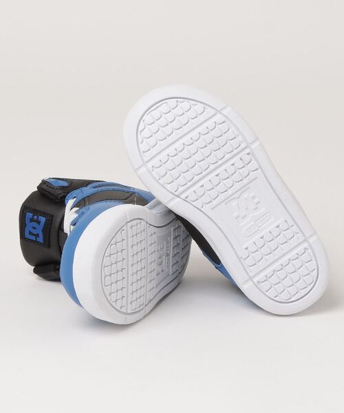 DC（ディーシー）の「DC/ディーシー キッズ スニーカー Ts PURE HIGH-TOP SE UL SNトドラーズ ピュア ハイトップ エスイー ユーエル エスエヌ  ゴムひも 軽量 DT234602（スニーカー・キッズ・ホワイト×ゴールド/ブルー系その他・13.0cm/14.0cm/16.0cm/15.0cm/12.0cm）」の14枚目の写真