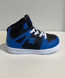 DC | DC/ディーシー キッズ スニーカー Ts PURE HIGH-TOP SE UL SNトドラーズ ピュア ハイトップ エスイー ユーエル エスエヌ ゴムひも 軽量 DT234602(スニーカー)