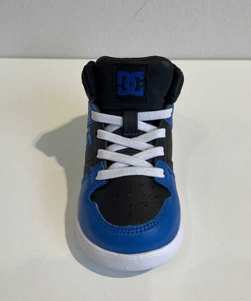 DC（ディーシー）の「DC/ディーシー キッズ スニーカー Ts PURE HIGH-TOP SE UL SNトドラーズ ピュア ハイトップ エスイー ユーエル エスエヌ  ゴムひも 軽量 DT234602（スニーカー・キッズ・ホワイト×ゴールド/ブルー系その他・13.0cm/14.0cm/16.0cm/15.0cm/12.0cm）」の10枚目の写真