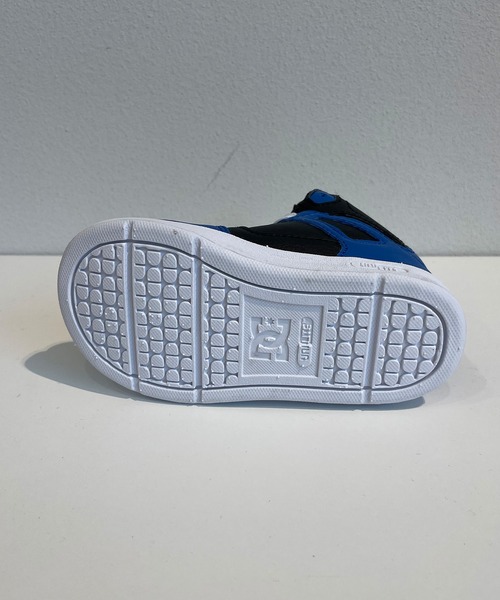 DC（ディーシー）の「DC/ディーシー キッズ スニーカー Ts PURE HIGH-TOP SE UL SNトドラーズ ピュア ハイトップ エスイー ユーエル エスエヌ  ゴムひも 軽量 DT234602（スニーカー・キッズ・ホワイト×ゴールド/ブルー系その他・13.0cm/14.0cm/16.0cm/15.0cm/12.0cm）」の12枚目の写真