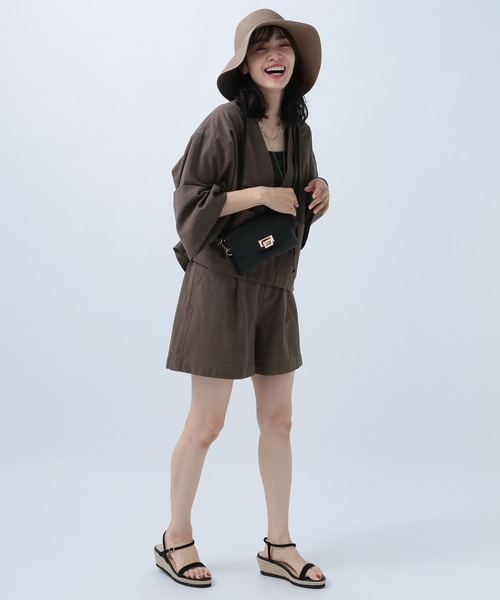 BAYFLOW（ベイフロー）の「ツバヒロブレードハット（ハット・レディース・シルバーグレー/ライトブラウン・FREE）」の4枚目の写真