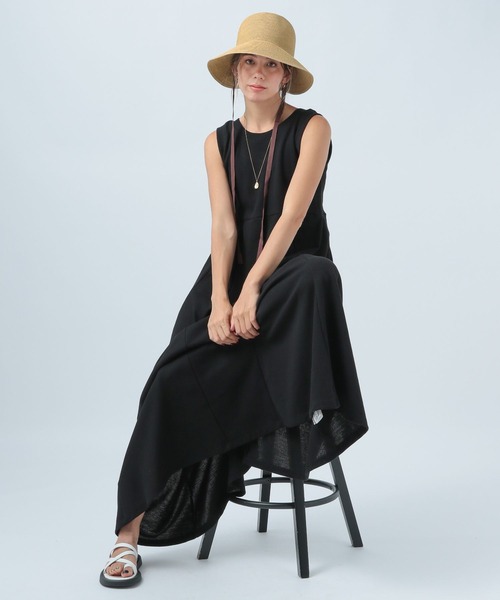 BAYFLOW（ベイフロー）の「ツバヒロブレードハット（ハット・レディース・シルバーグレー/ライトブラウン・FREE）」の6枚目の写真