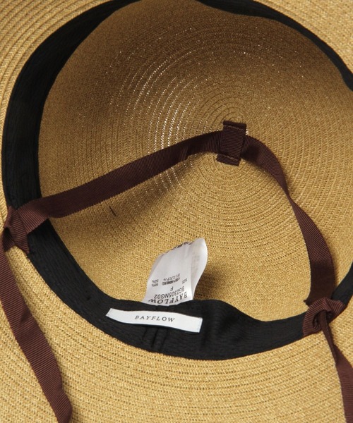 BAYFLOW（ベイフロー）の「ツバヒロブレードハット（ハット・レディース・シルバーグレー/ライトブラウン・FREE）」の21枚目の写真