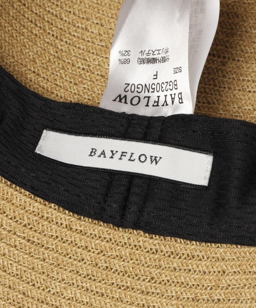 BAYFLOW（ベイフロー）の「ツバヒロブレードハット（ハット・レディース・シルバーグレー/ライトブラウン・FREE）」の22枚目の写真