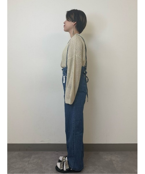 バックリボンサロペット,サムシング,SOMETHING SOMETHING（サムシング）の「【SOMETHING】バックリボン