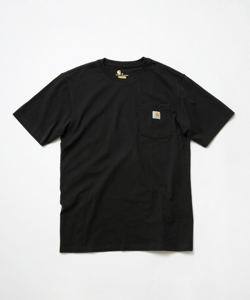 Carhartt(カーハート)の「【Carhartt/カーハート】K87 Workwear Pocket T-Shirt ヘビーウェイト ビッグシルエット 半袖 Tシャツ ポケット付き 定番(Tシャツ/カットソー・メンズ・ホワイト/ブラック・MEDIUM/LARGE/X-LARGE/SMALL)」の11枚目の写真