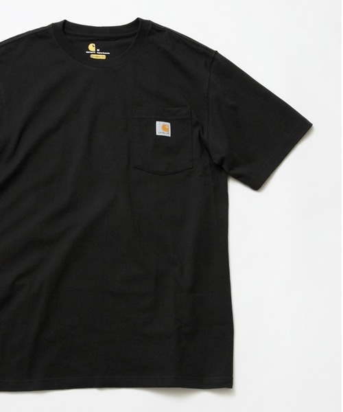 Carhartt(カーハート)の「【Carhartt/カーハート】K87 Workwear Pocket T-Shirt ヘビーウェイト ビッグシルエット 半袖 Tシャツ ポケット付き 定番(Tシャツ/カットソー・メンズ・ホワイト/ブラック・MEDIUM/LARGE/X-LARGE/SMALL)」の18枚目の写真