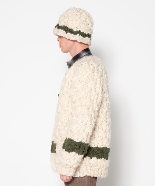BEDWIN & THE HEARTBREAKERS(ベドウィン アンド ザ ハートブレイカーズ)の「HAND KNITED HAT "CORDEN"(ハット・メンズ・アイボリー/ブラック・FREE)」の10枚目の写真