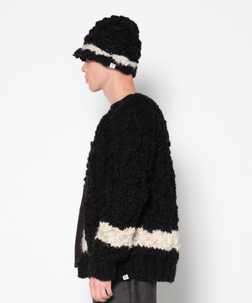 BEDWIN & THE HEARTBREAKERS(ベドウィン アンド ザ ハートブレイカーズ)の「HAND KNITED HAT "CORDEN"(ハット・メンズ・アイボリー/ブラック・FREE)」の13枚目の写真