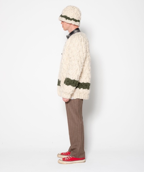 BEDWIN & THE HEARTBREAKERS(ベドウィン アンド ザ ハートブレイカーズ)の「HAND KNITED HAT "CORDEN"(ハット・メンズ・アイボリー/ブラック・FREE)」の16枚目の写真