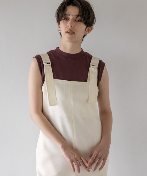 A part by(アパートバイ)の「ツイードライクジャンスカ(ジャンパースカート・レディース・ブラック/アイボリー・FREE)」の17枚目の写真