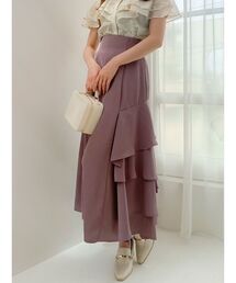 dazzlin | サイドティアードフレアスカート(スカート)