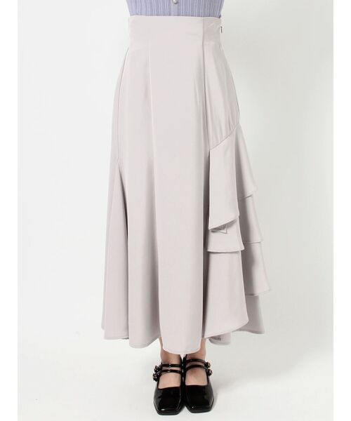 dazzlin（ダズリン）の「サイドティアードフレアスカート（スカート・レディース・グレー/イエロー/ピンク・SMALL/MEDIUM）」の15枚目の写真