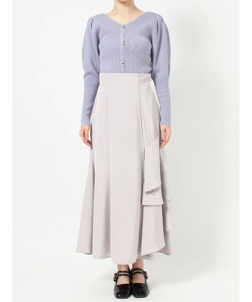 dazzlin（ダズリン）の「サイドティアードフレアスカート（スカート・レディース・グレー/イエロー/ピンク・SMALL/MEDIUM）」の21枚目の写真