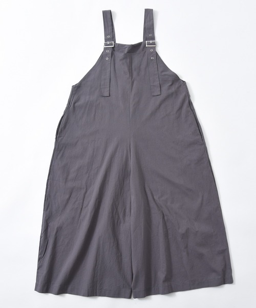 CALIFORNIA OUTFITTERS（カリフォルニア アウトフィッターズ）の「1-6A16 コットン100％ワイドパンツサロペット/ サロペット/ ワイドパンツ【Maison select -メゾンセレクト-】（サロペット/オーバーオール・レディース・ベージュ/グレー/ブラック・FREE）」の12枚目の写真