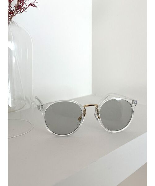 Ungrid（アングリッド）の「クリアレンズサングラス（サングラス・レディース・クリア・FREE）」の2枚目の写真