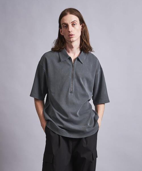 monkey time ポロシャツ ブラック Champion ポロシャツ 「Champion × monkey time」 ピグメント