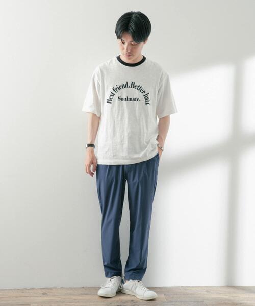 ITEMS URBANRESEARCH(アイテムズ アーバンリサーチ)の「シルキーナイロン 多機能 タックパンツ(その他パンツ・メンズ・ネイビー/ブラック/チャコールグレー・MEDIUM/LARGE)」の12枚目の写真