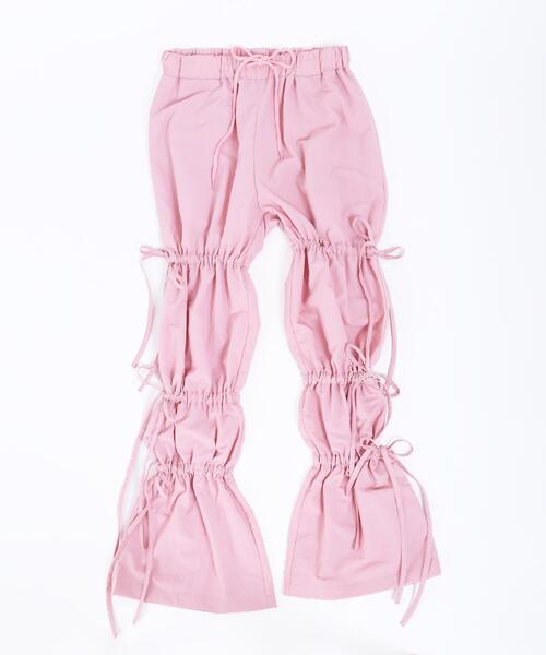 WC(ダブル シー)の「リボンドロストナイロンパンツ(その他パンツ・レディース・ピンク/ブラック/アイボリー・FREE)」の7枚目の写真