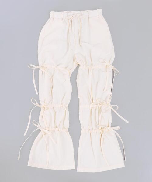 WC(ダブル シー)の「リボンドロストナイロンパンツ(その他パンツ・レディース・ピンク/ブラック/アイボリー・FREE)」の19枚目の写真