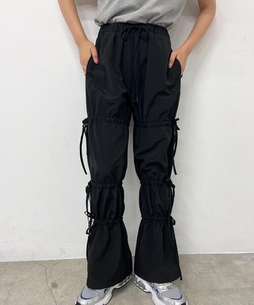 WC(ダブル シー)の「リボンドロストナイロンパンツ(その他パンツ・レディース・ピンク/ブラック/アイボリー・FREE)」の15枚目の写真