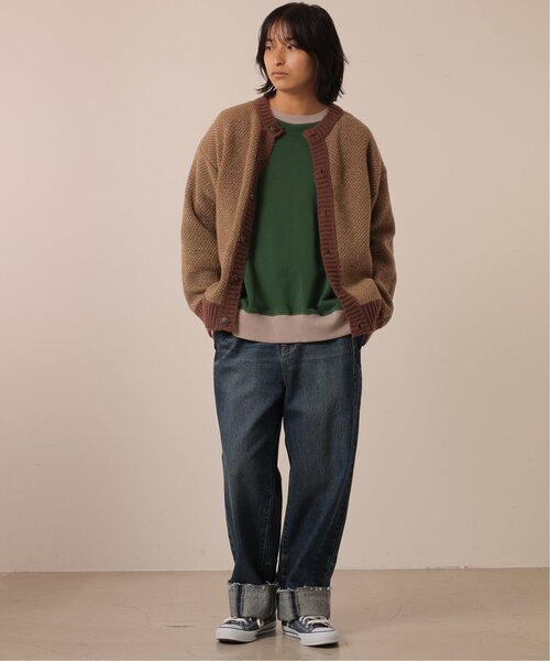 DOUBLE NAME（ダブルネーム）の「マウンテン柄リバーシブルカーディガン/ユニセックス可（カーディガン/ボレロ・レディース・ブラウン/グリーン/キナリ・FREE）」の22枚目の写真