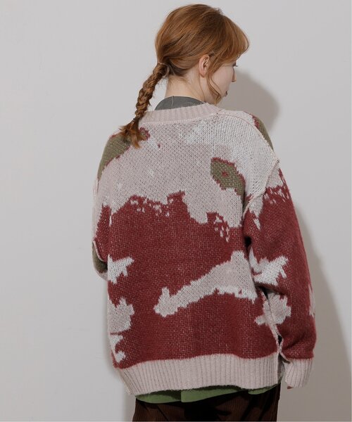 DOUBLE NAME（ダブルネーム）の「マウンテン柄リバーシブルカーディガン/ユニセックス可（カーディガン/ボレロ・レディース・ブラウン/グリーン/キナリ・FREE）」の19枚目の写真
