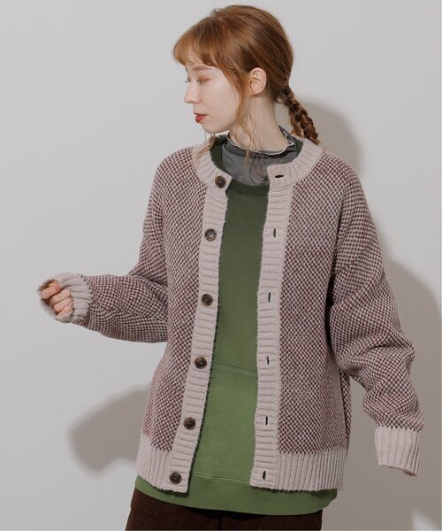 DOUBLE NAME（ダブルネーム）の「マウンテン柄リバーシブルカーディガン/ユニセックス可（カーディガン/ボレロ・レディース・ブラウン/グリーン/キナリ・FREE）」の18枚目の写真