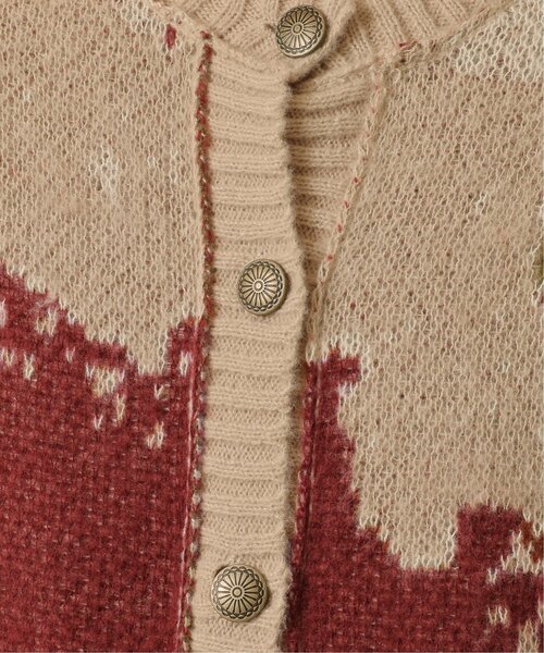 DOUBLE NAME（ダブルネーム）の「マウンテン柄リバーシブルカーディガン/ユニセックス可（カーディガン/ボレロ・レディース・ブラウン/グリーン/キナリ・FREE）」の15枚目の写真