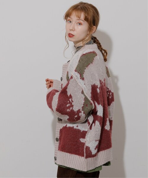 DOUBLE NAME（ダブルネーム）の「マウンテン柄リバーシブルカーディガン/ユニセックス可（カーディガン/ボレロ・レディース・ブラウン/グリーン/キナリ・FREE）」の11枚目の写真