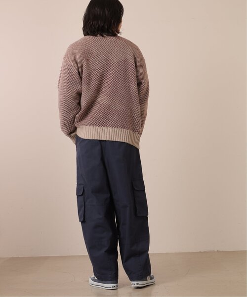 DOUBLE NAME（ダブルネーム）の「マウンテン柄リバーシブルカーディガン/ユニセックス可（カーディガン/ボレロ・レディース・ブラウン/グリーン/キナリ・FREE）」の4枚目の写真