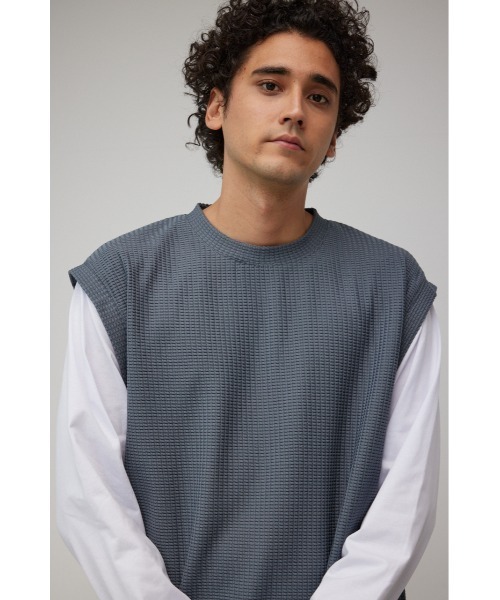AZUL by moussy(アズールバイマウジー)の「ベストセットTシャツ(Tシャツ/カットソー・メンズ・ベージュ/ブラック/グレー・LARGE/MEDIUM)」の17枚目の写真