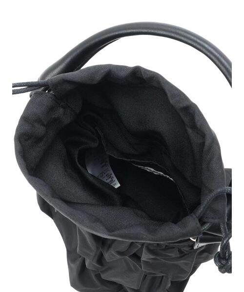 AMERICAN HOLIC（アメリカンホリック）の「2wayタフタフリルティアードミニBAG（エコバッグ/サブバッグ・レディース・ブラック・FREE）」の7枚目の写真