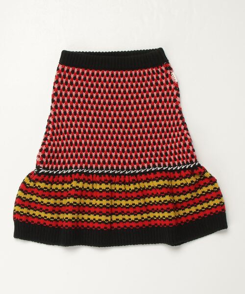 MARNI(マルニ)の「MARNI(マルニ)Kids & Junior ウールブレンド総柄ニットスカート(スカート・キッズ・ピンク系その他/ブラック・4Y/10Y/12Y/6Y/8Y)」の11枚目の写真
