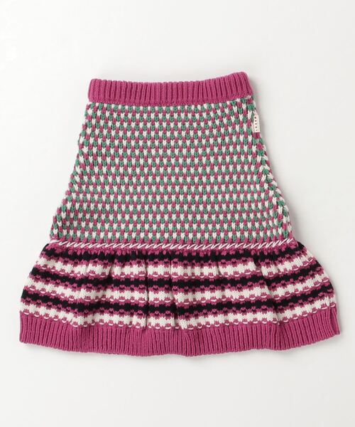 MARNI(マルニ)の「MARNI(マルニ)Kids & Junior ウールブレンド総柄ニットスカート(スカート・キッズ・ピンク系その他/ブラック・4Y/10Y/12Y/6Y/8Y)」の12枚目の写真