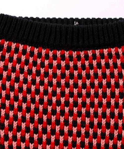 MARNI(マルニ)の「MARNI(マルニ)Kids & Junior ウールブレンド総柄ニットスカート(スカート・キッズ・ピンク系その他/ブラック・4Y/10Y/12Y/6Y/8Y)」の5枚目の写真
