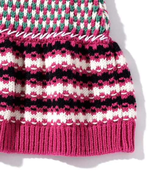 MARNI(マルニ)の「MARNI(マルニ)Kids & Junior ウールブレンド総柄ニットスカート(スカート・キッズ・ピンク系その他/ブラック・4Y/10Y/12Y/6Y/8Y)」の10枚目の写真