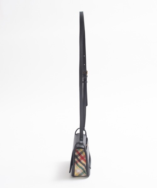 Arnold Palmer(アーノルドパーマー)の「フェイクレザー パーマ―チェック 切替 ショルダーバッグ(ショルダーバッグ・レディース・ブラック/ブラウン・F)」の4枚目の写真