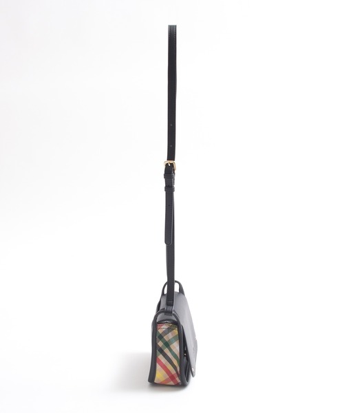 Arnold Palmer(アーノルドパーマー)の「フェイクレザー パーマ―チェック 切替 ショルダーバッグ(ショルダーバッグ・レディース・ブラック/ブラウン・F)」の5枚目の写真